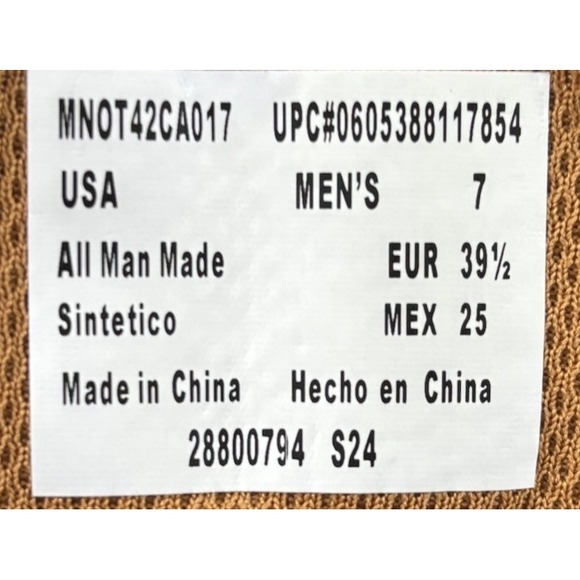 Ozark Trail Men's Size 7 M Brown Leather Lace Up Troy 8" Boots Hiking Work - Picture 6 of 7